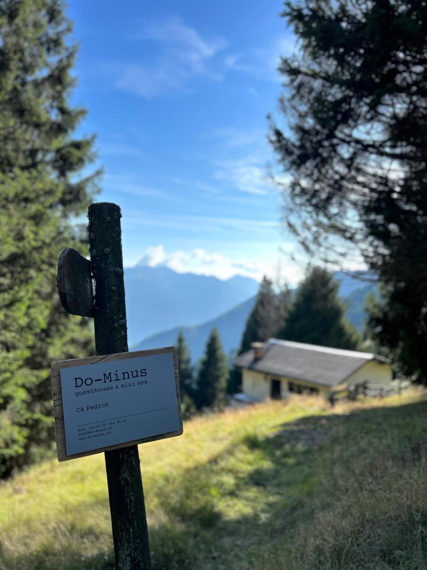 Do-Minus Boutique Home & Private Spa Ca Pedrot Mountain Cottage Monte Carasso Zewnętrze zdjęcie